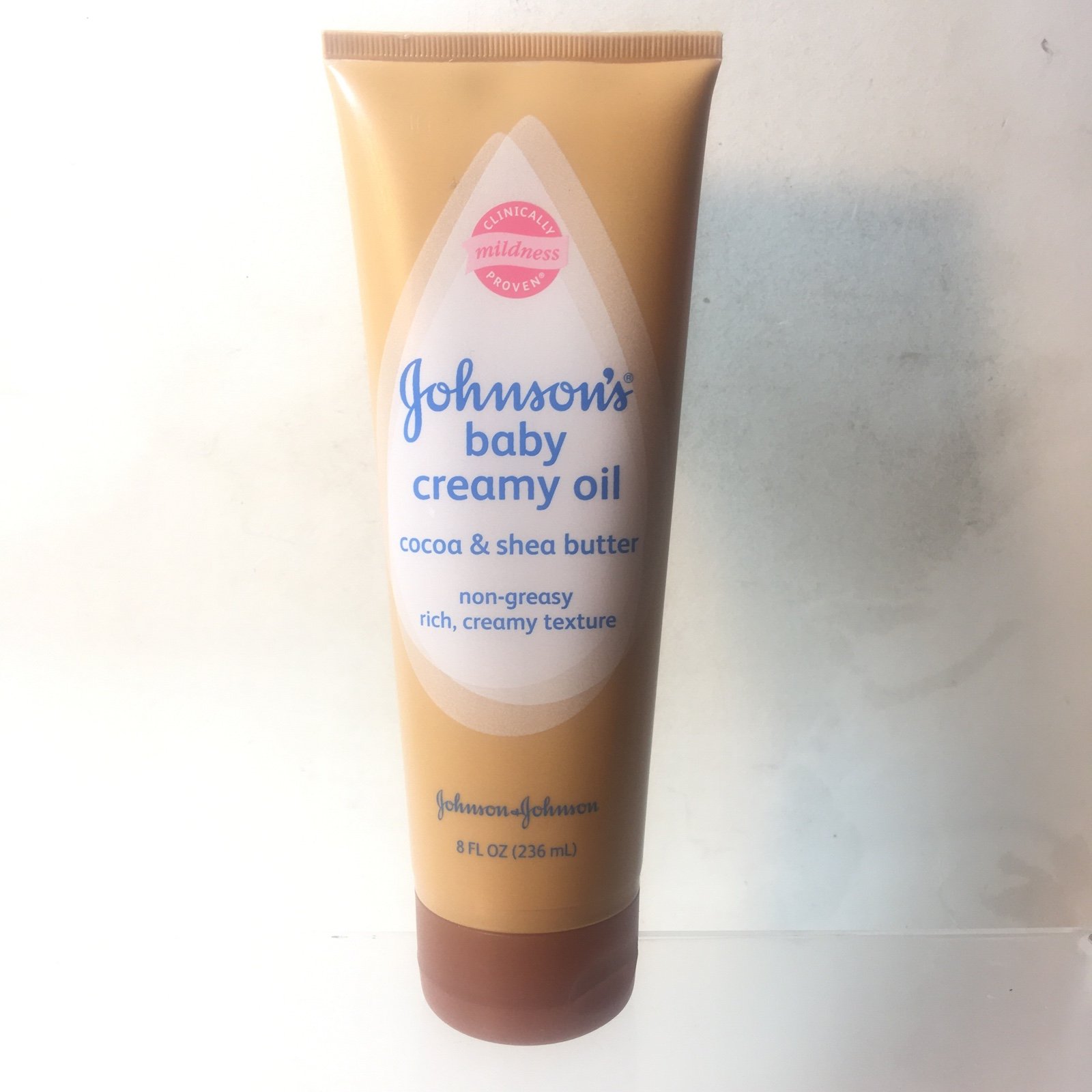 Johnson's Baby Creamy Oil Cocoa Shea Butter Cream 8 oz