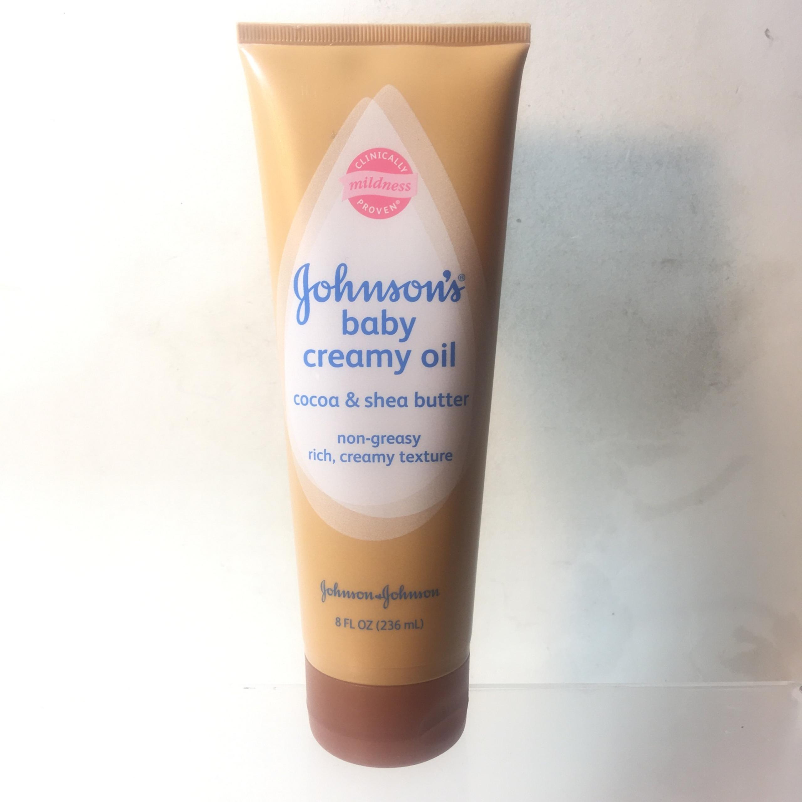 Johnson's Baby Creamy Oil Cocoa Shea Butter Cream 8 oz