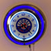 Lionel Trains logo large neon wall clock