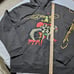 Ed Hardy Snake Hoodie Men’s Size M Gray NEW WITH TAGS
