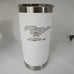 Laser engraved yeti tumbler 20oz (Mustang