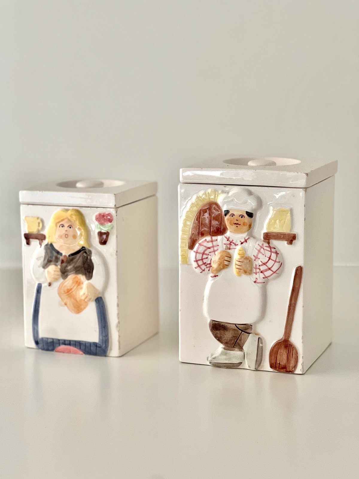 Vintage Ceramics Canisters Set