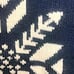 Vintage PENDLETON Sweater Mens Large Geometric Snow Print Blue 100% Virgin Wool