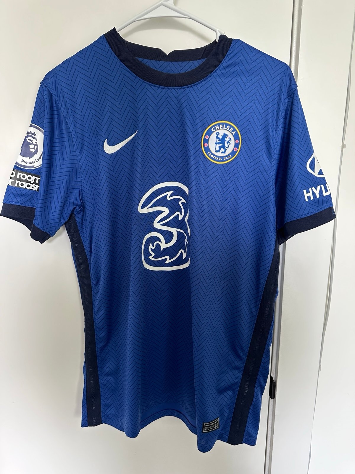 Chelsea FC Jersey Home Blue 2020 Large L Men’s Pulisic RARE Men’s