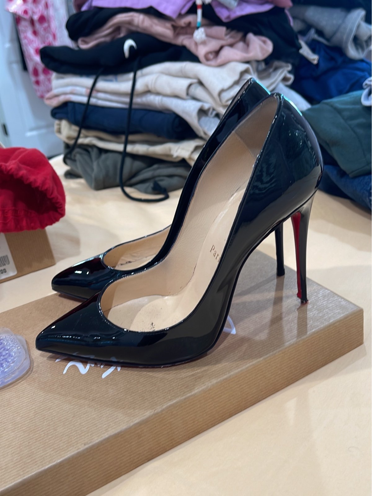 Women’s Christian Louboutin pigalle follies 120 size 37 made in Italy