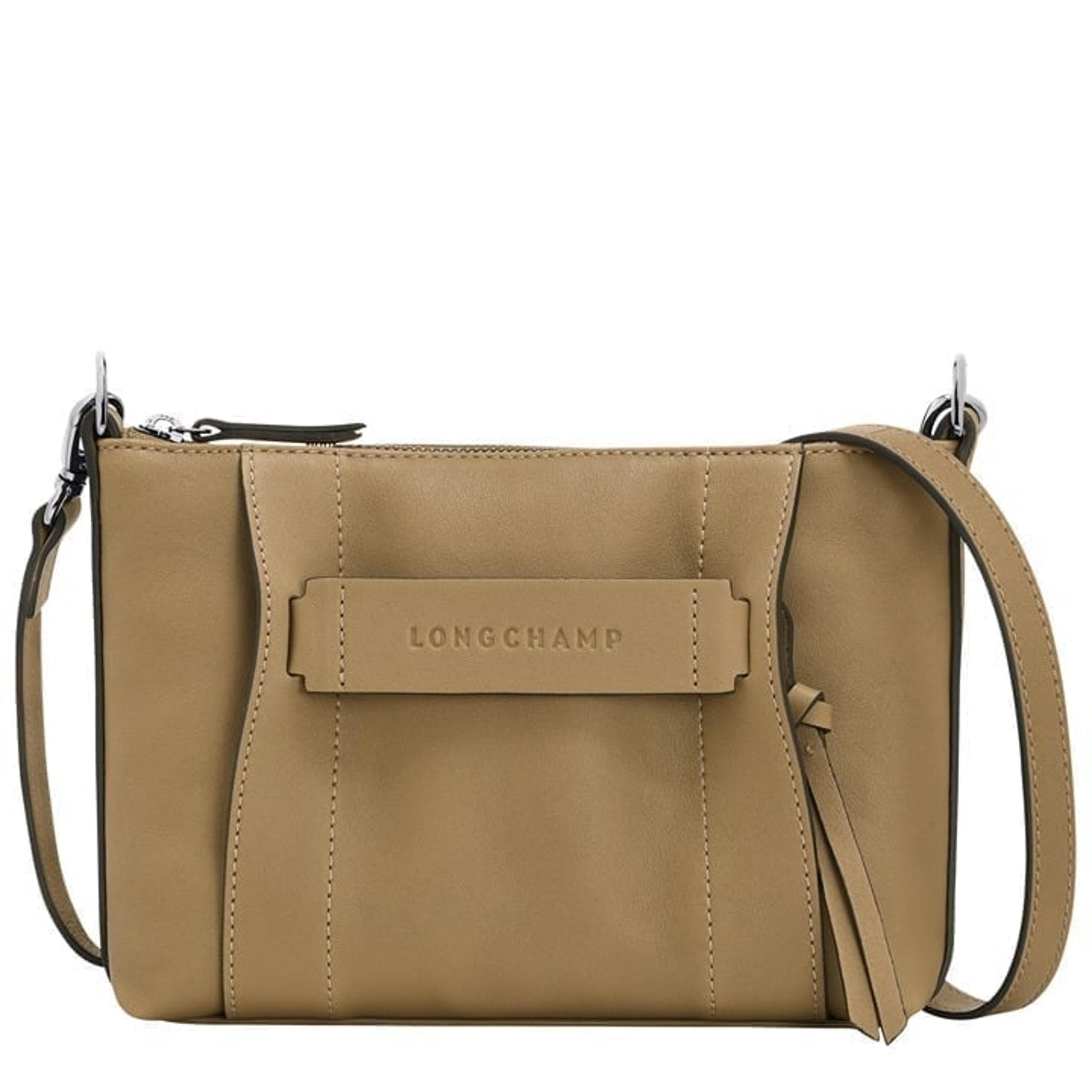 Longchamp 3D Series Small Crossbody Bag Leather Limited Edition Tobacco