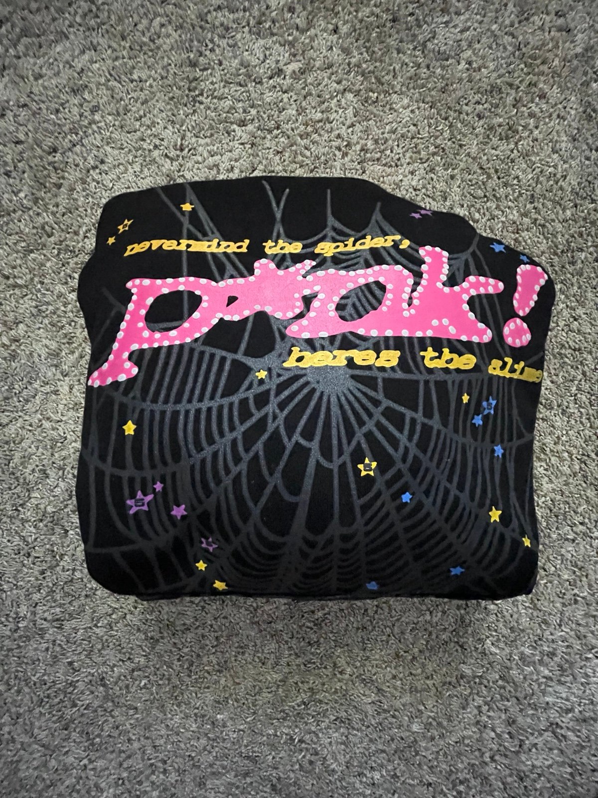 spider hoodie PINK