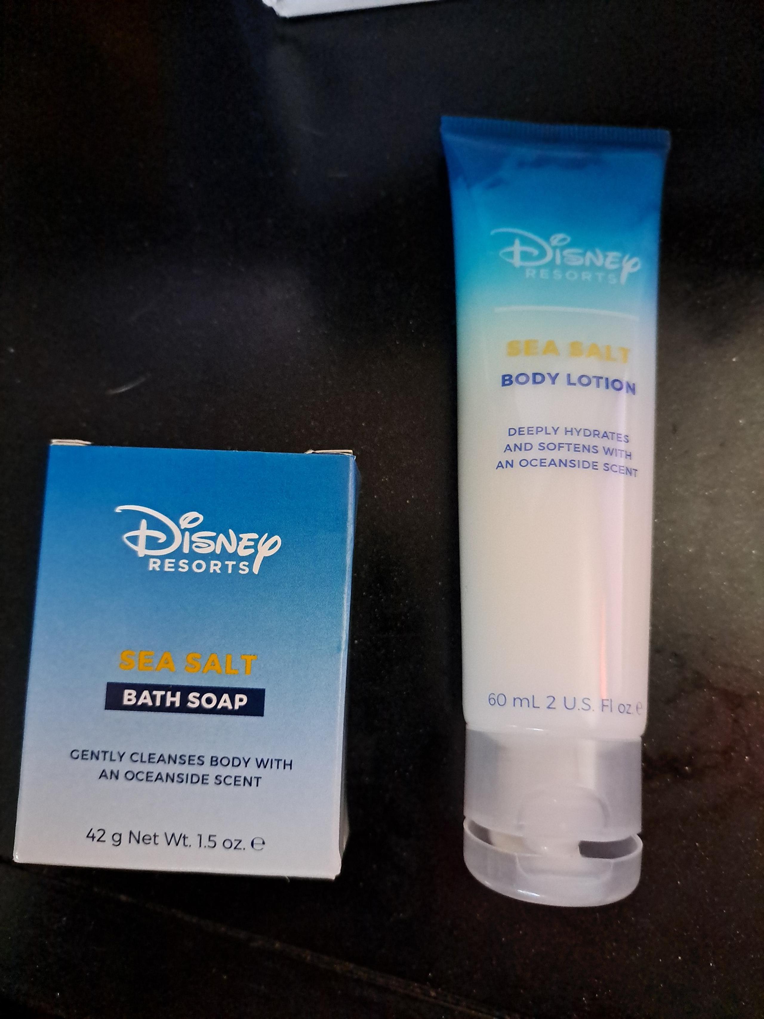 Disney Resorts Sea Salt bath soap & Body Lotion lot of 2 items