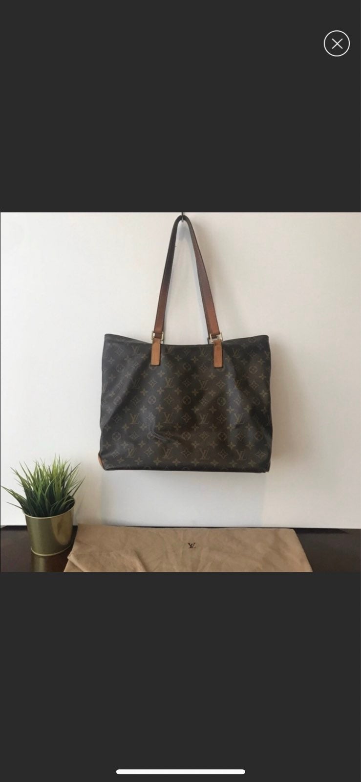Louis vuitton cabas mezzo handbag