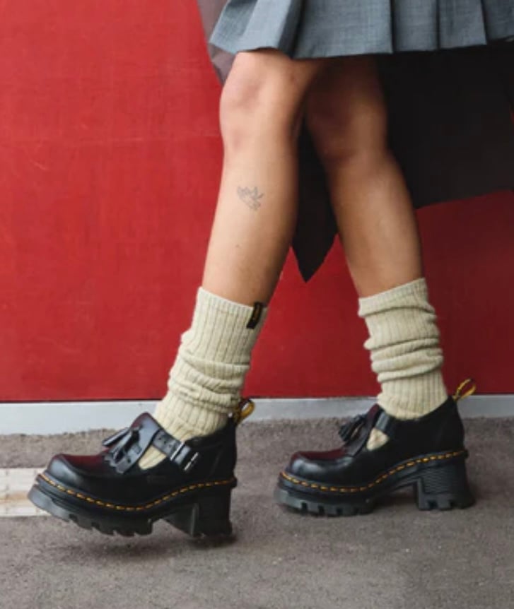 Dr Martens CORRAN ATLAS LEATHER MARY JANE HEELED SHOES NWOT