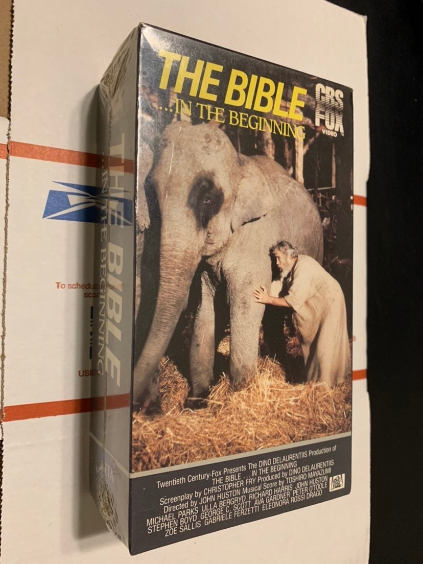 Double BETA NOT VHS SEALED CBS Fox Video The Bible In The Beginning 1986 Peter
