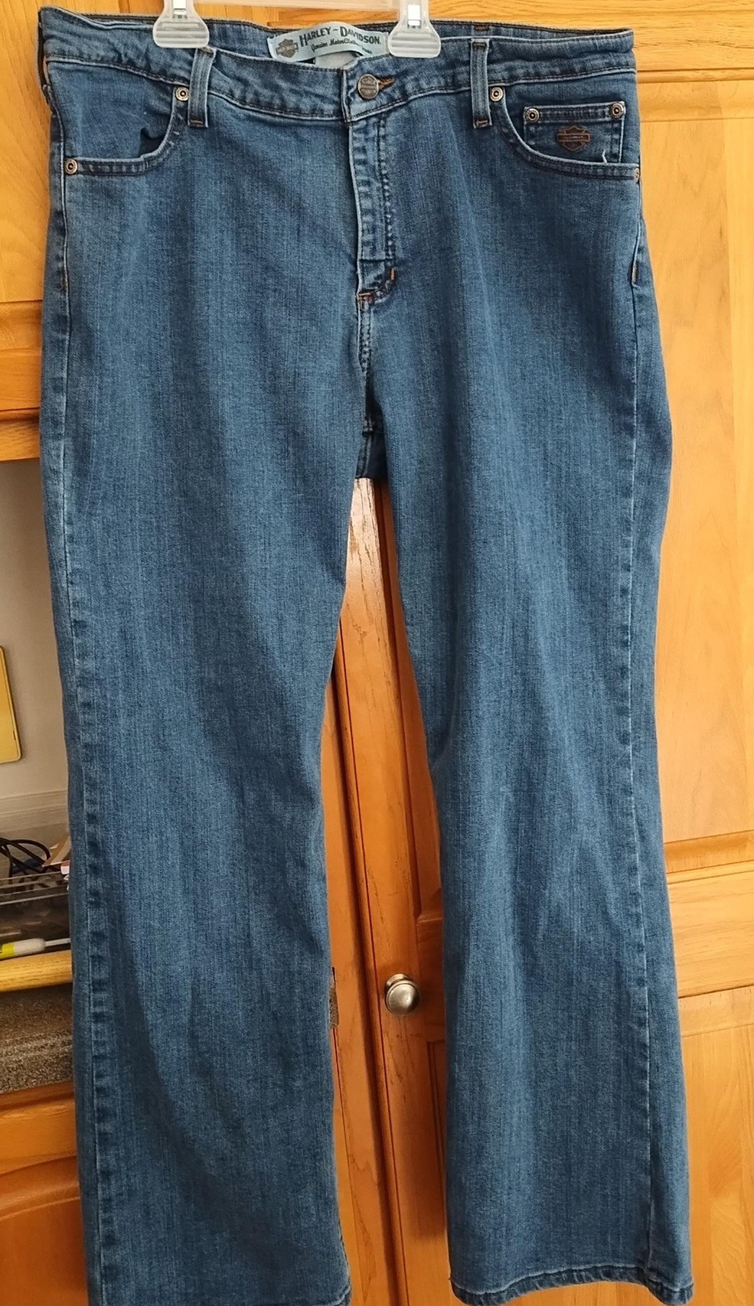 Ladies Wide Leg Harley Davidson Jeans