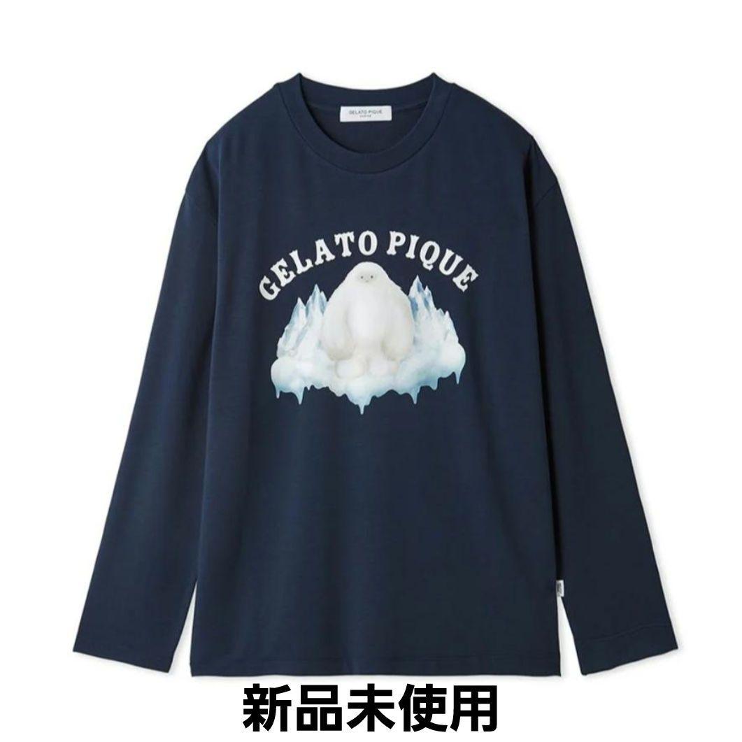 GELATO PIQUE In-leg Gelato Monster Print Long Sleeve T-Shirt, Size M