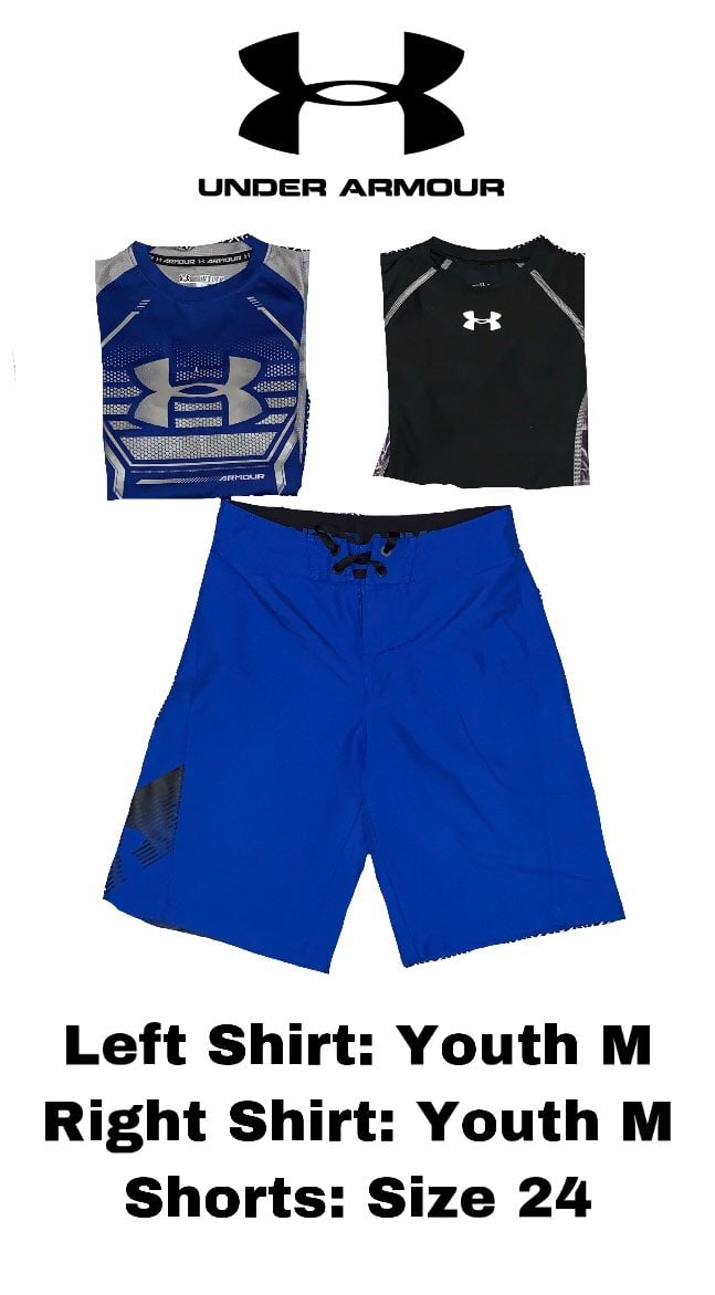 Boys Under Armour Swimsuit Lot