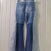 SO tri colored mid-rise flare jeans-juniors size 1/25 NWT