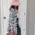 Y2k cow print nally and millie duster length jacket 2000s style maximalist coat