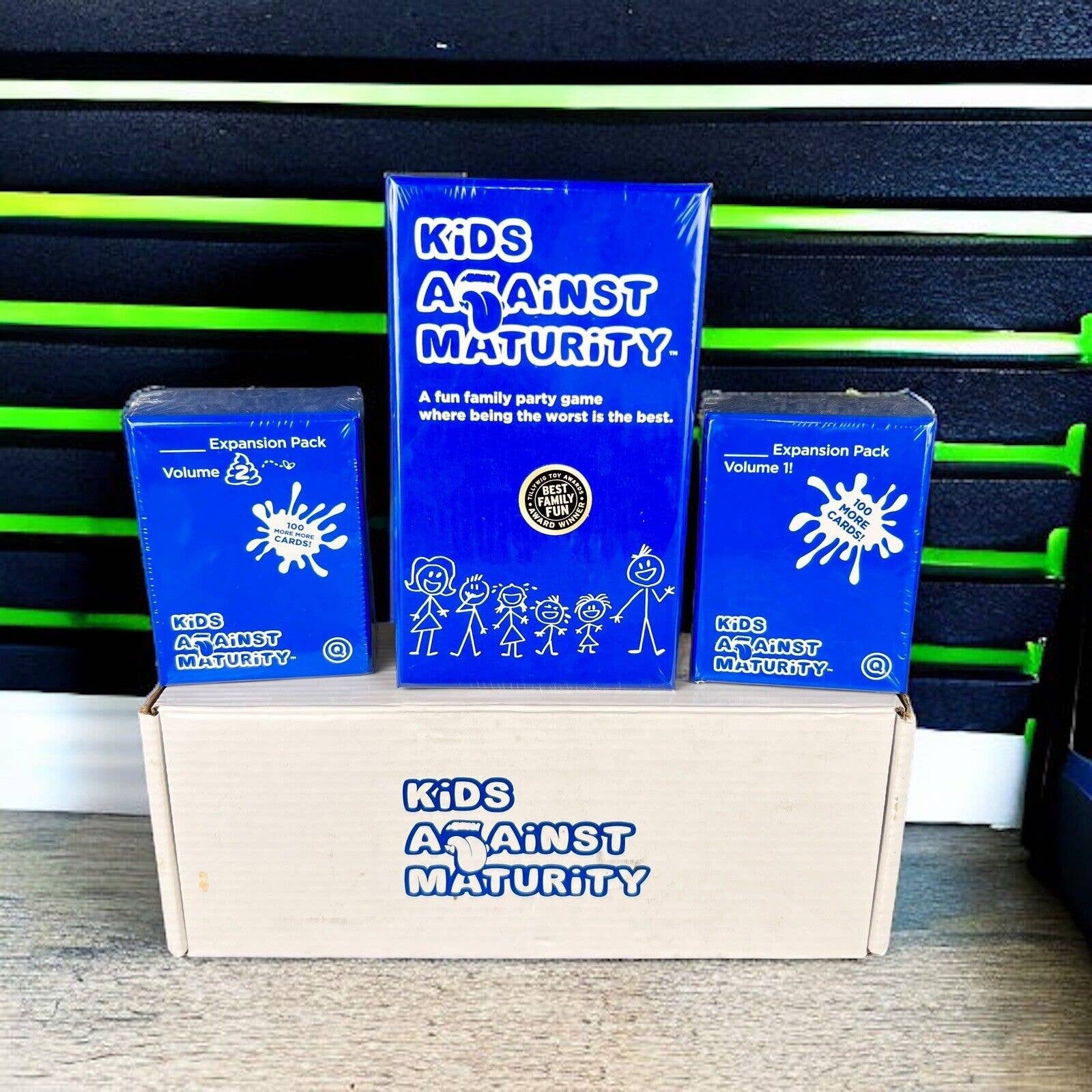 New Kids Against Maturity Card Game And Expansion Pack Volume 1 & 2