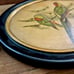 Vintage Plaster Art Print J Gould Love Birds, Chalk Ware Wall Plaque