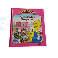 Big Bird Story Magic - A Birthday Surprise book by Michaela Muntean 1987
