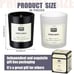 36 Pcs Christmas Candles Bulk Candles for Home Scented Candles Gift Set