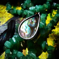 Abalone Shell Ancient Magical Healing Ring