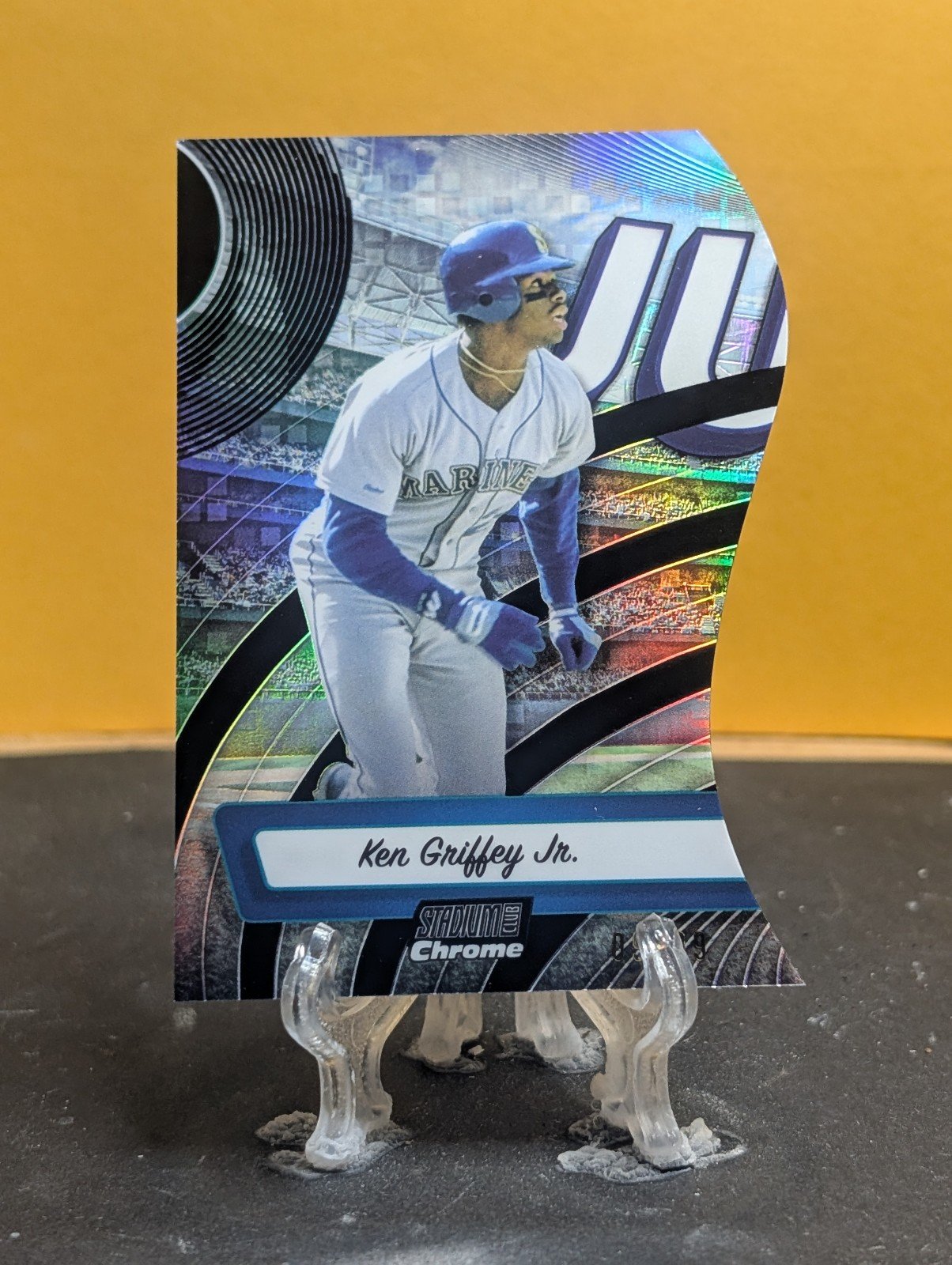 Ken Griffey Jr 2024 Triumvirate Black Chrome numbered 09/99