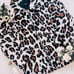 topshop print sherpa coat