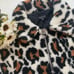 topshop print sherpa coat