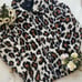 topshop print sherpa coat