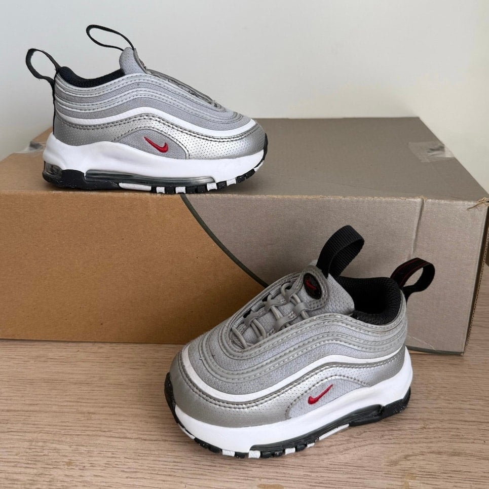Nike Air Max 97 Silver Bullet Toddler Sneakers - SZ 5 C