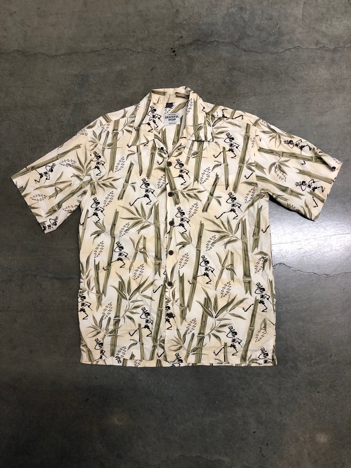 Vintage Y2K Grateful Dead Limited Edition David Carey Tropical Shirt Men’s Large