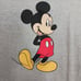 Disney Mickey Mouse Hoodie Classic Women's Size XS Gray SIDE LETTERS Streetwear