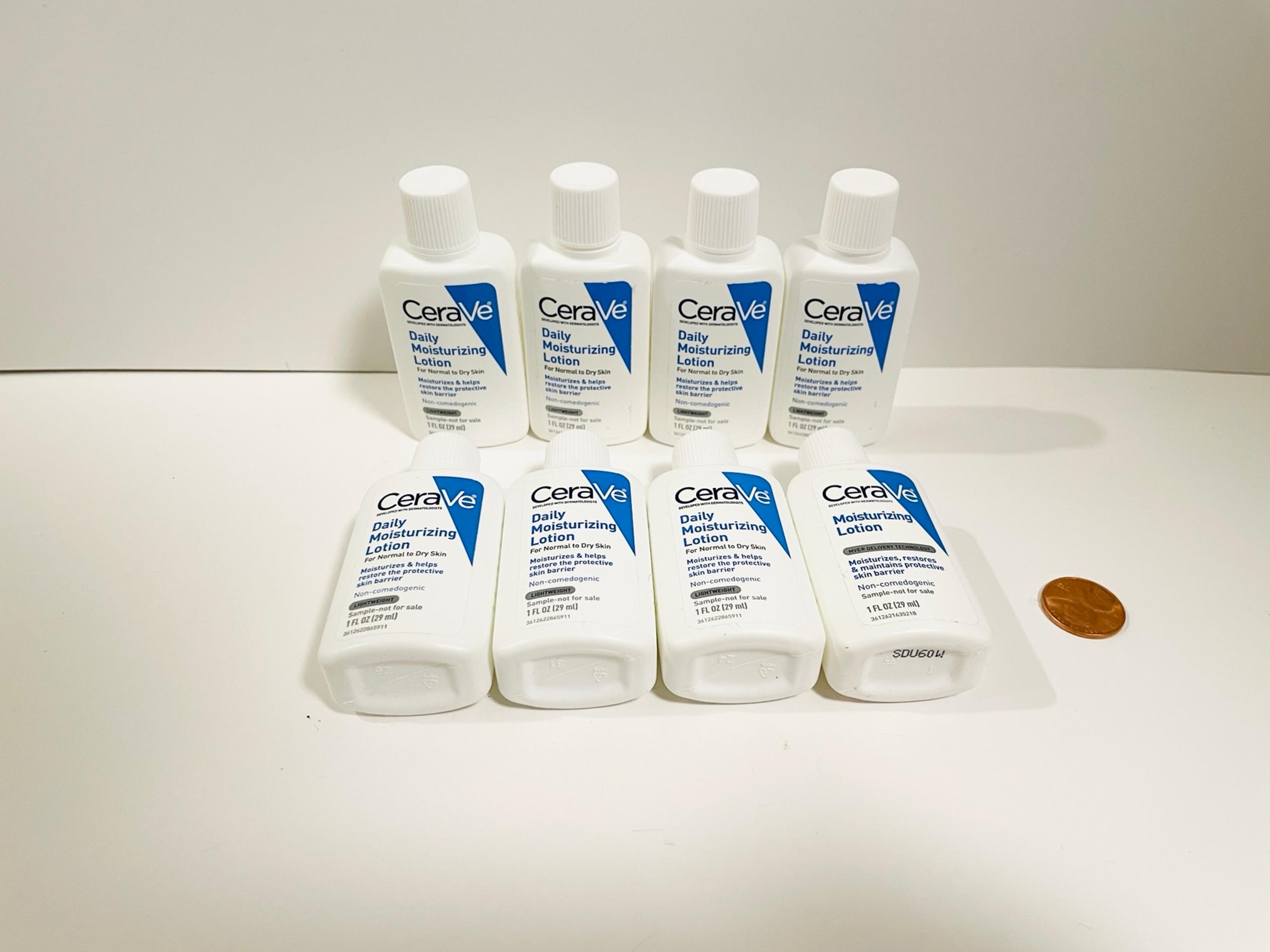 8 CeraVe Daily Moisturizing Lotion 1 fl oz Travel Size Mini