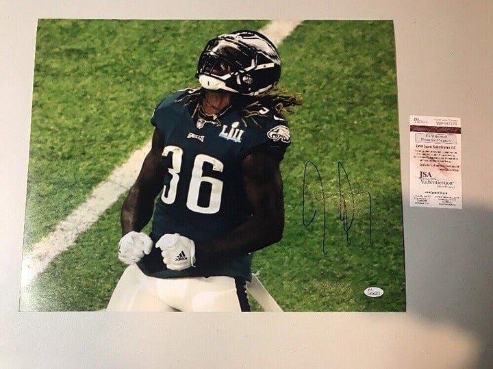 Jay Ajayi Autograph Signed Philadelphia Eagles Super Bowl LII 16x20 Photo JSA