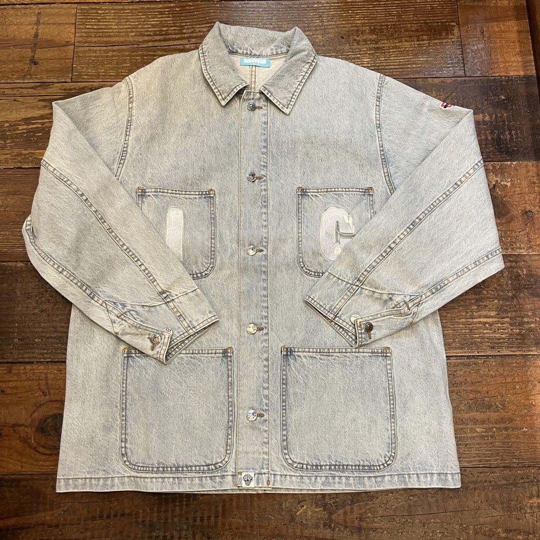 定番の冬ギフト BBC Ice Cream Washed Denim Jacket ジャケット・アウター