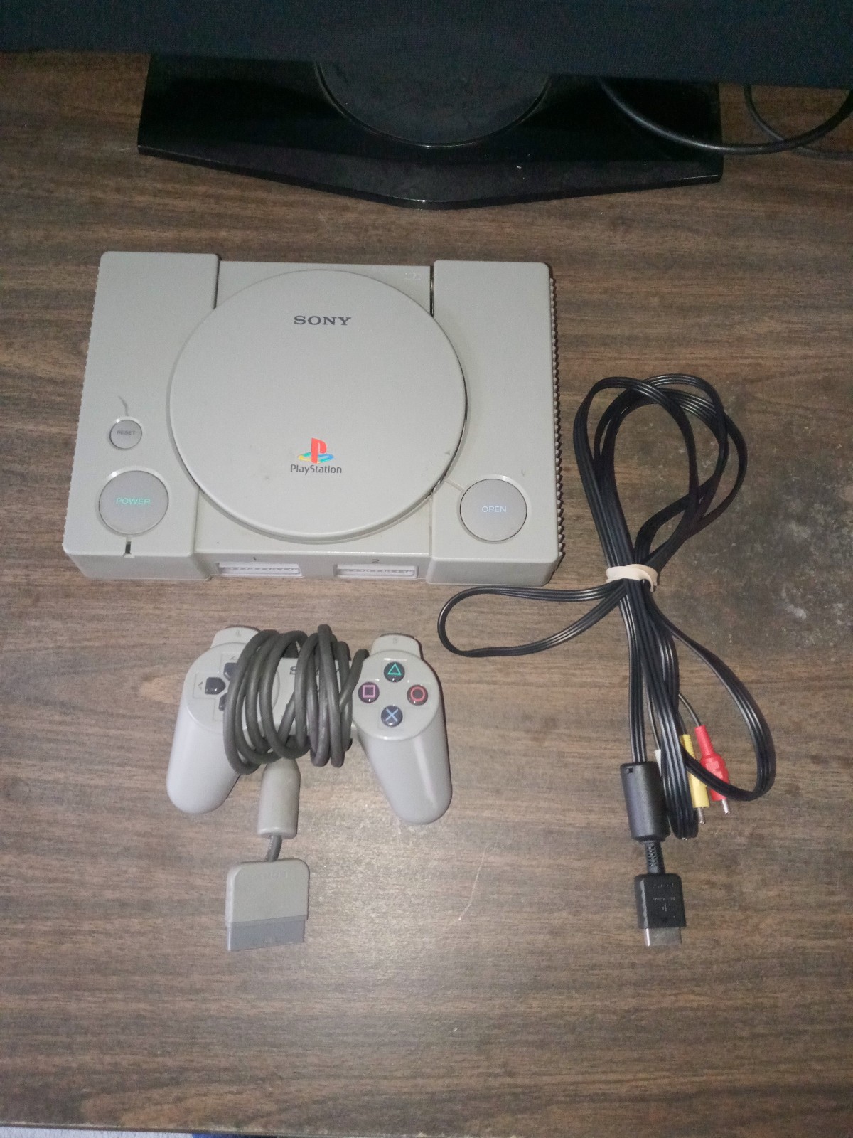 Sony PlayStation One Console SPCH-9001 in Black with No Memory Card