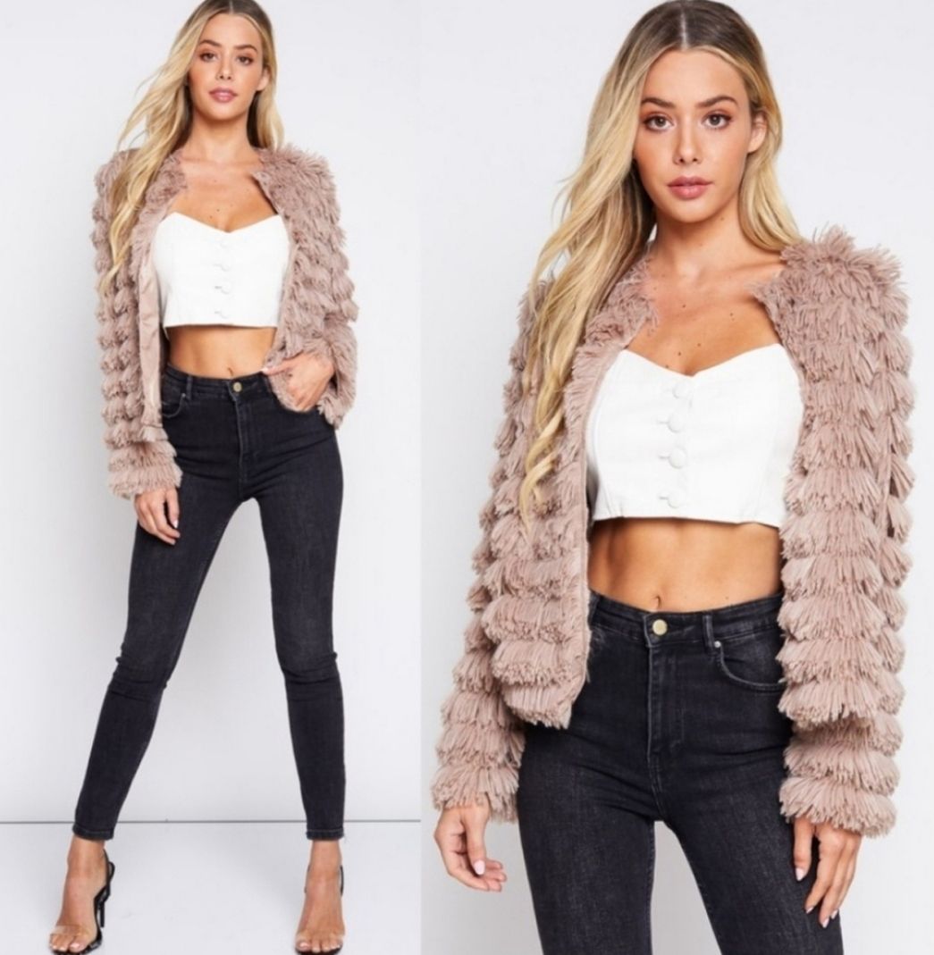 Faux Fur Jacket (Boutique)