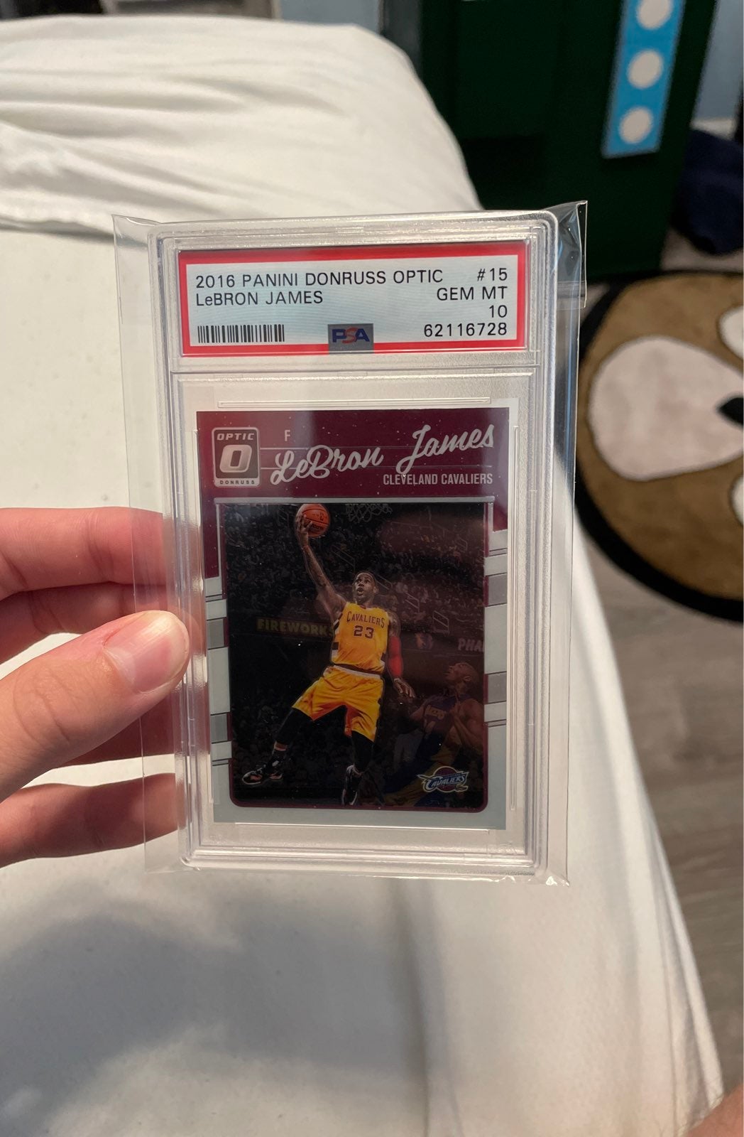 2016 Optic Donruss LeBron James PSA 10
