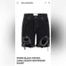 ONE TEASPOON WORN BLACK STEVIES LONG LENGTH BOYFRIEND SHORT size 27