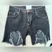 ONE TEASPOON WORN BLACK STEVIES LONG LENGTH BOYFRIEND SHORT size 27