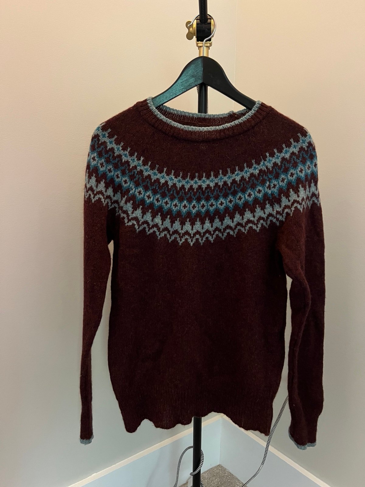 Brora Women’s Fair Isle 100% Icelandic Wool Sweater