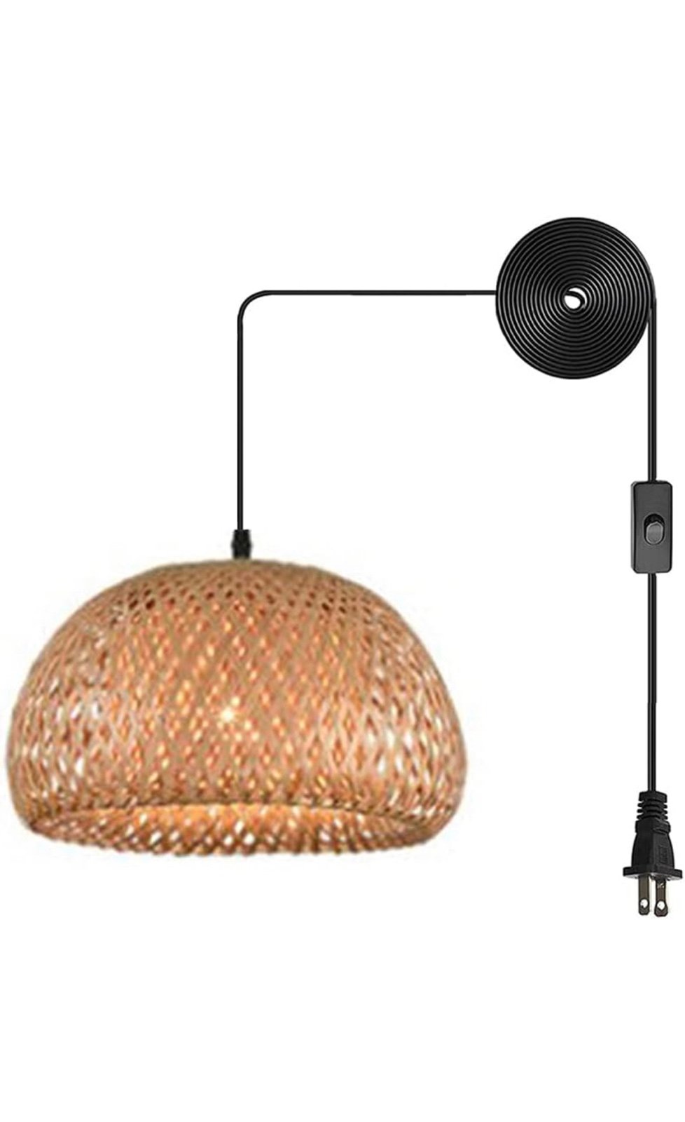BRAND NEW basket weave pendant lamp (quantity 2)
