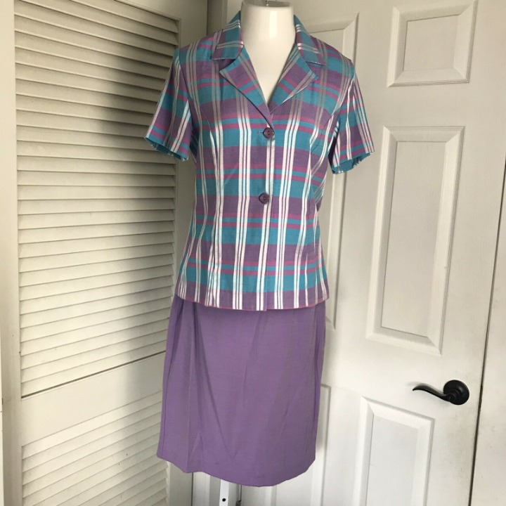 Sweet Suit Vintage Blazer & Skirt Set 12