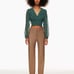 Aritzia pants leather camel 8