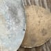 Vintage / ATQ Ornate Patina Convex Bubble Glass Matching Italian Frames 9.5x12