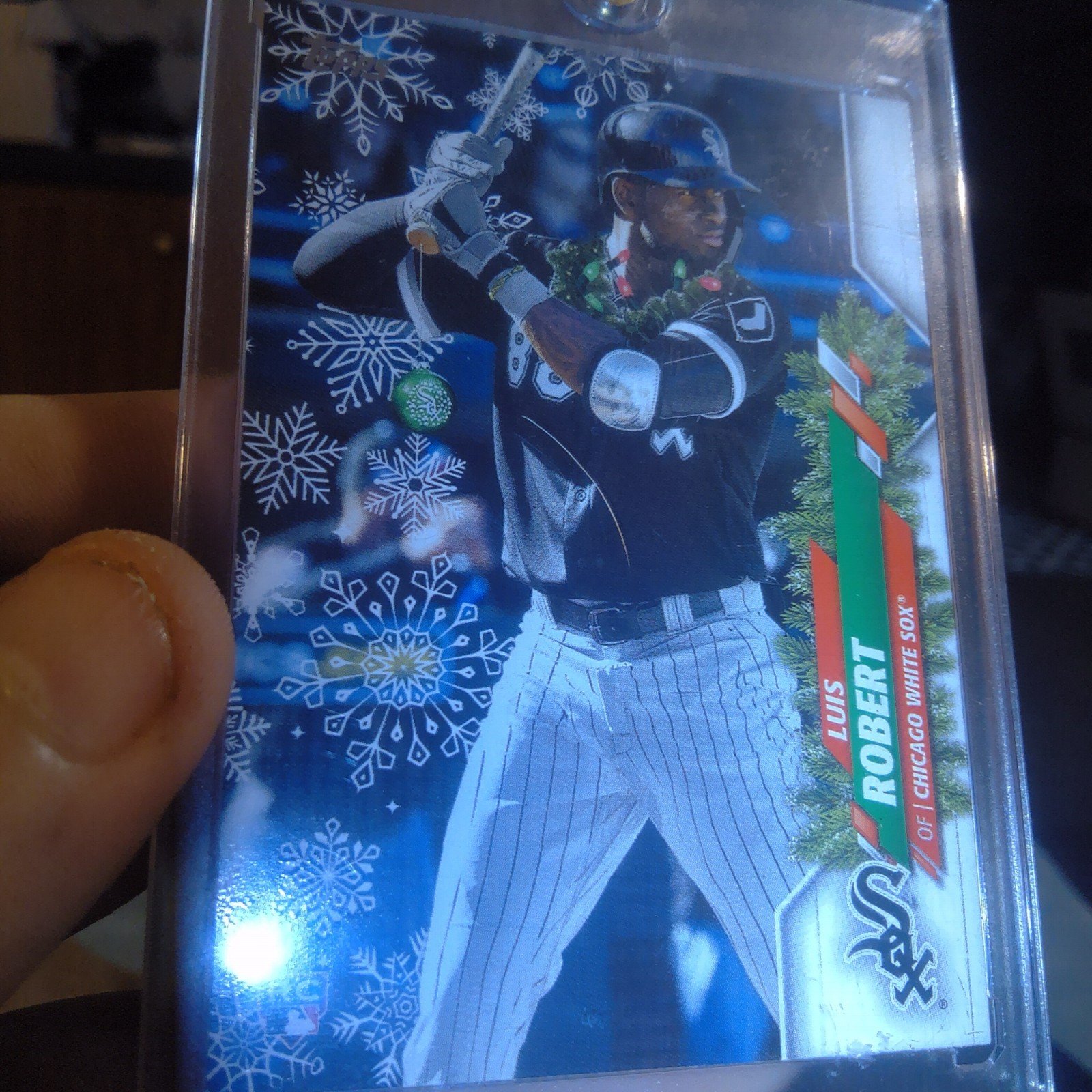 2020 Topps holiday Luis Robert sssp extremely rare