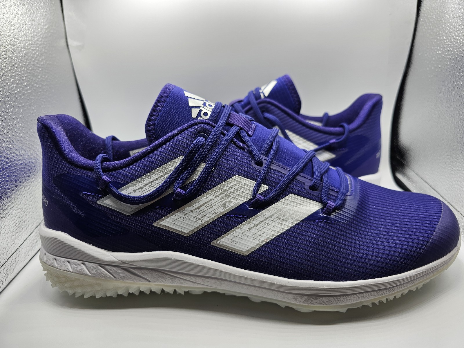 Adidas Adizero Afterburner 8 TF 'Purple' Baseball Cleats Mens Size 8.5