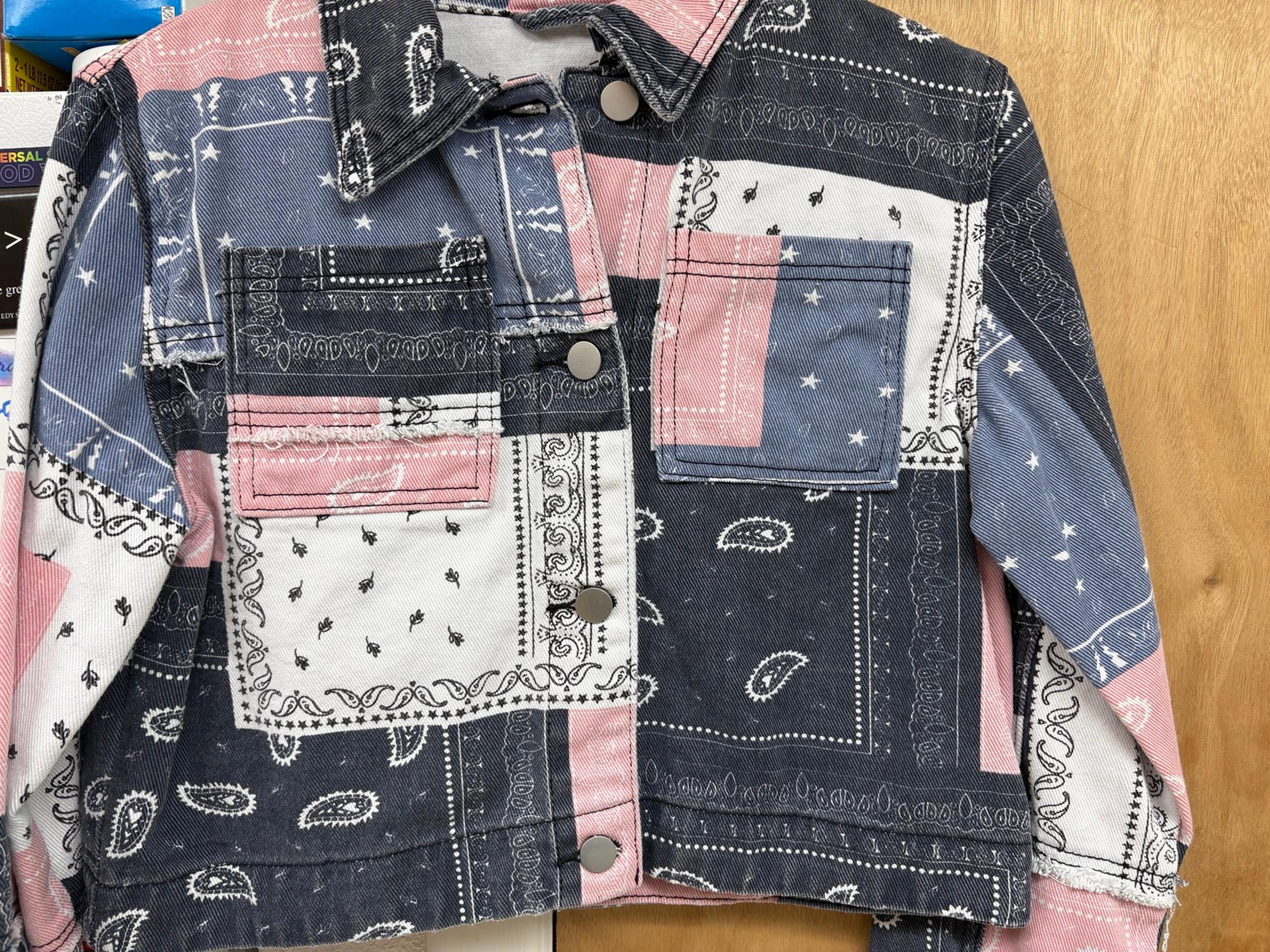 Vintage looking denim jacket