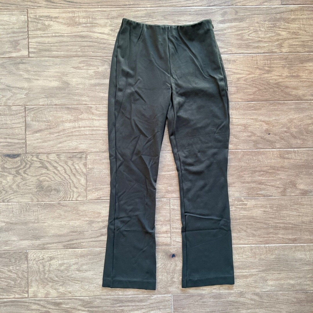 Tuckernuck Ashford Ponte Pant in Army Green Size XS Crop Kick Flare