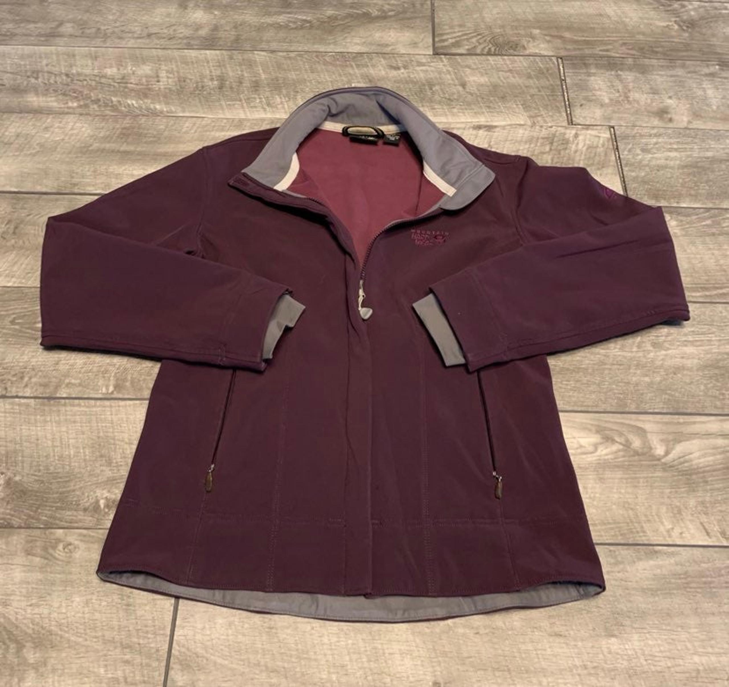 Mountain Hardwear Purple Windstopper Womens Soft Shell Jacket Coat Size Medium